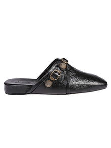  Balenciaga Cozy Cagole leather mules in black