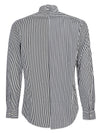 E.L.V. Denim Contrast striped cotton shirt