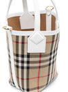 Burberry check motif mini bucket bag