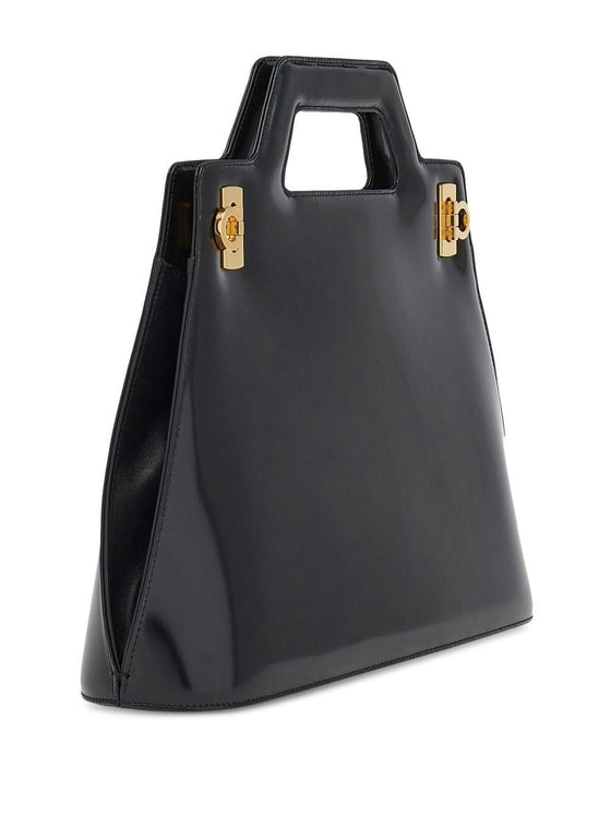 Ferragamo top-handle Leather Tote Bag
