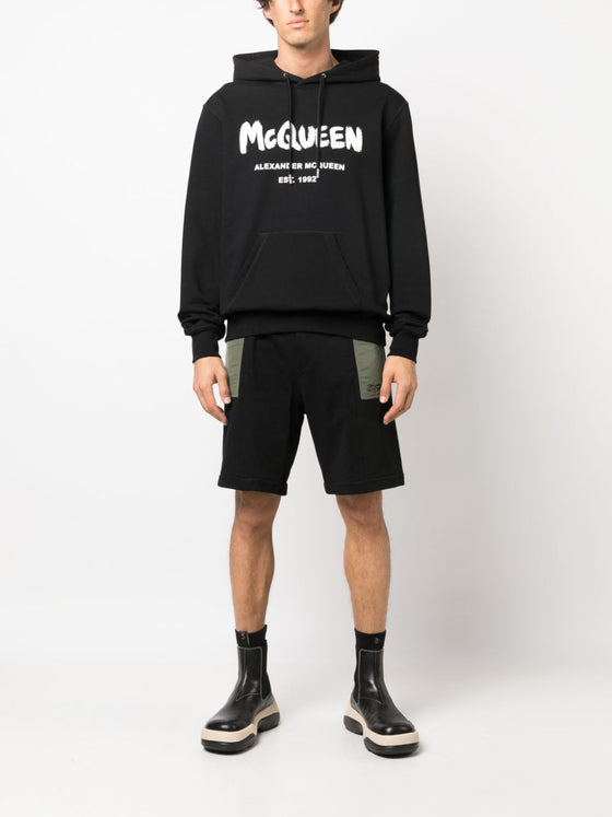 Alexander McQueen two-tone Elasticated Track Shorts
