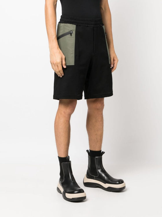 Alexander McQueen two-tone Elasticated Track Shorts