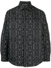 Palm Angels Monogram quilted overshirt