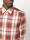 Barena Check print cotton blend shirt