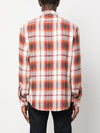 Barena Check print cotton blend shirt