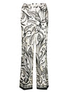 F.R.S . Printed silk trousers