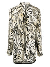 F.R.S . Printed silk shirt