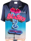 Blue Sky Inn Printed viscose shirt