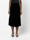 Gold Hawk Velvet long skirt