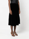 Gold Hawk Velvet long skirt