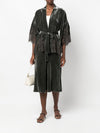 Gold Hawk Velvet long skirt