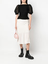 Gold Hawk Velvet long skirt