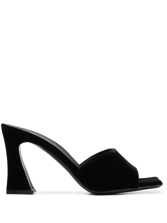 Giuseppe Zanotti Solhene 90mm velvet-effect sandals