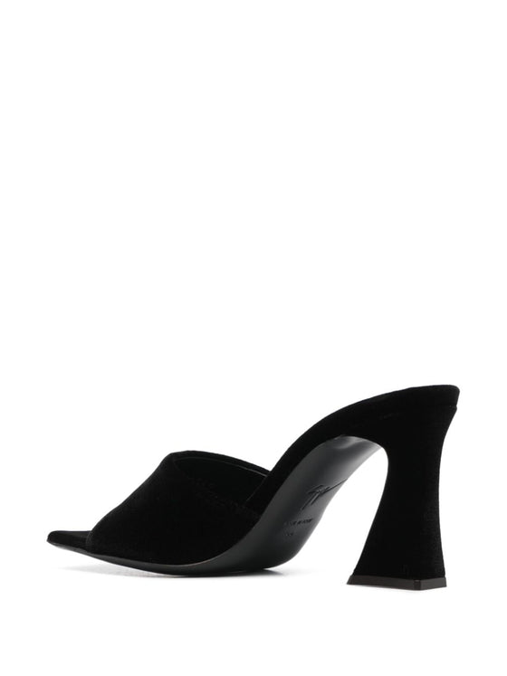 Giuseppe Zanotti Solhene 90mm velvet-effect sandals