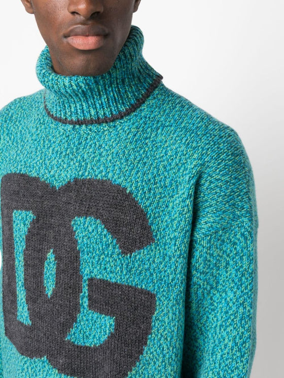 Dolce & Gabbana intarsia-knit logo jumper