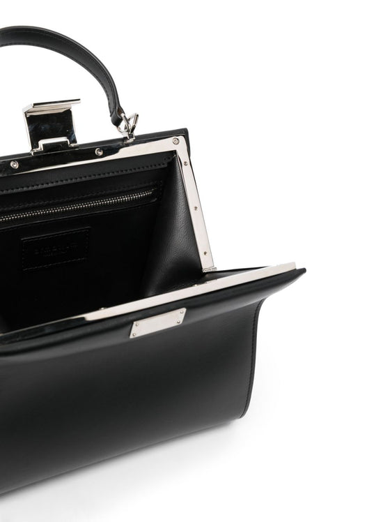 Armarium logo-plaque leather tote bag