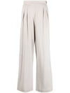Fabiana Filippi Wide leg wool trousers