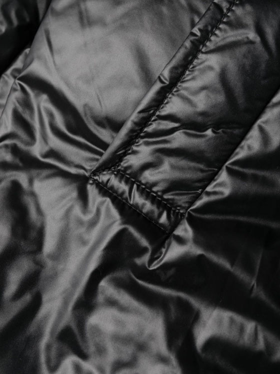 Saint Laurent Cassandre logo-embossed hooded raincoat