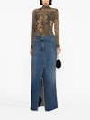 Darkpark Emma denim long skirt