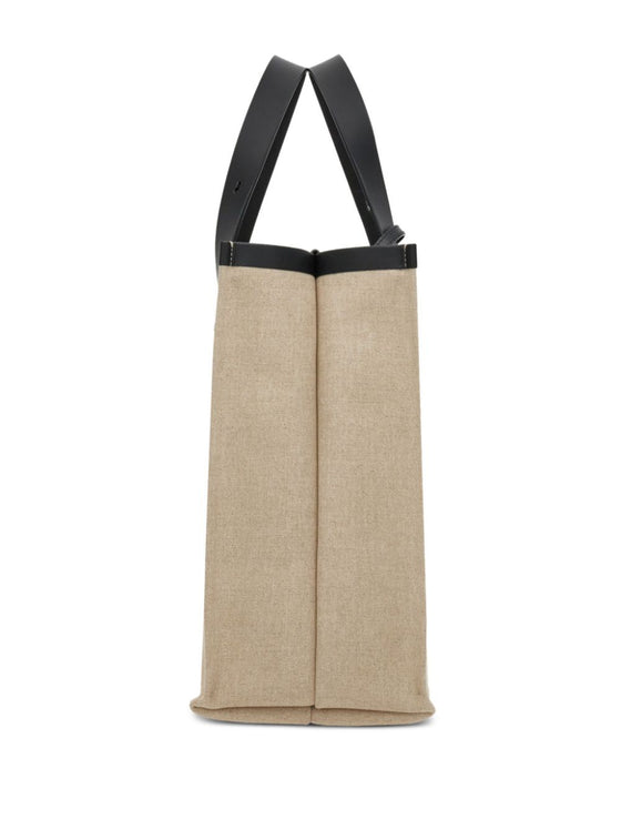 Ferragamo logo-embossed leather tote bag