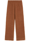 Alanui Cashmere and silk blend trousers