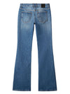 Off White Mid-rise flared jeans