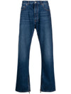 Off White High-waisted straight jeans