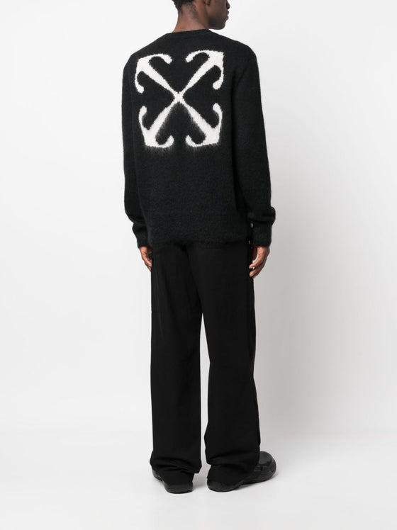 Off White Arrow Crewneck Sweater