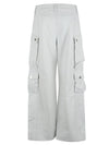 Fermas.Club Leather cargo pants