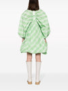 Jil Sander Fashion Plaid-check pattern mini dress