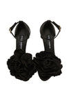Dolce & Gabbana Keira 105mm flower appliqué sandals
