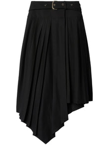  Off White Tech Drill Belt Pleated Skirt