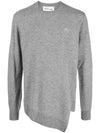 Comme Des Garcons x Lacoste Asymmetric Wool Sweater