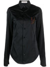 Ludovic De Saint Sernin Logo denim shirt