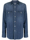 Boglioli Denim button-down shirt