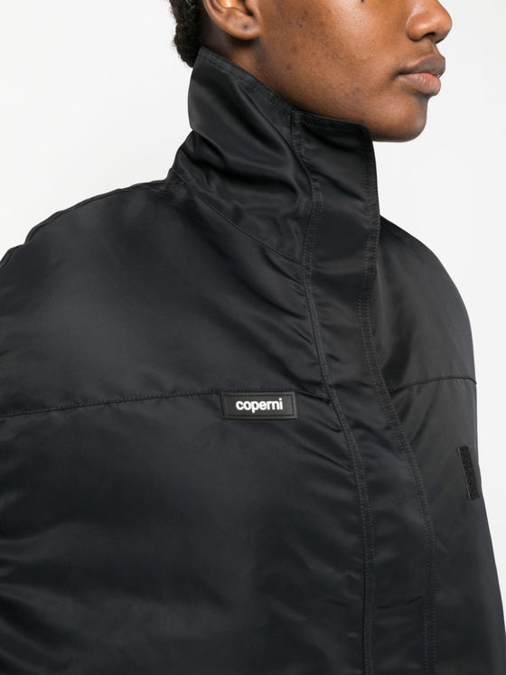 Coperni Logo-patch bomber cape