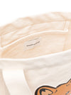 Maison Kitsuné Maison Kitsune fox head-print cotton tote