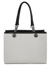 Balenciaga logo print canvas tote bag