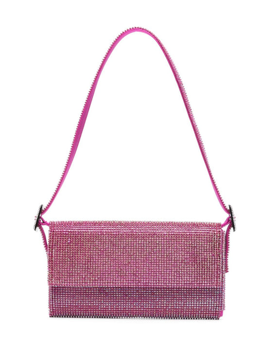 Benedetta Bruzziches Vittissima crystal-embellished shoulder bag