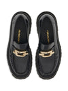Ferragamo Gancini-buckle Leather Loafers