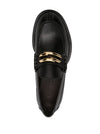 Lanvin Black Medley Leather Loafers