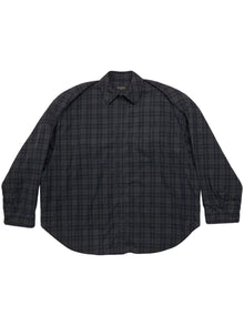  Balenciaga Checked pattern flannel shirt