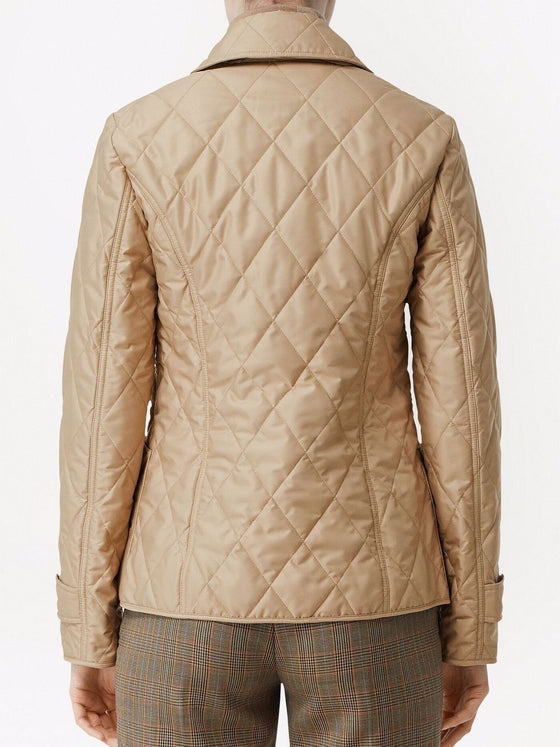 Burberry diamond-quilted jacket
