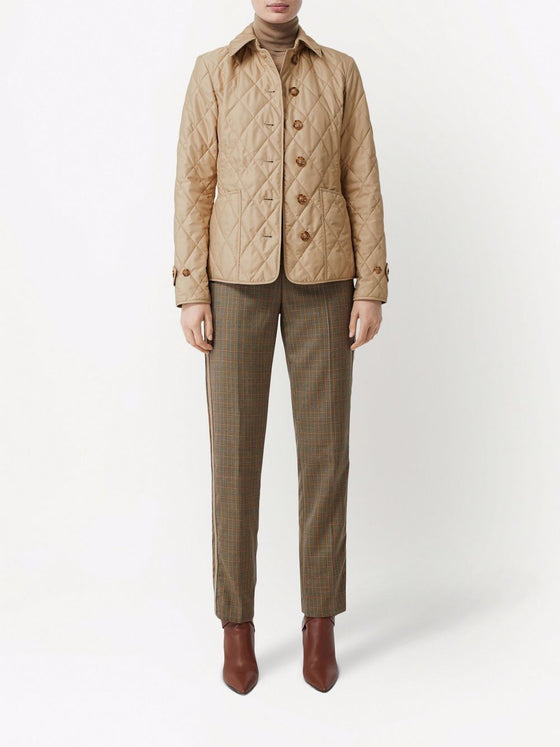 Burberry diamond-quilted jacket
