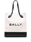 Bally logo print tote bag