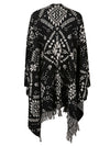 Tooco Ethnic print jacquard cardigan