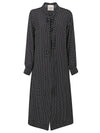 Crida Polka dot silk midi dress