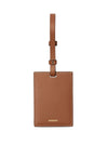 Burberry checkered luggage tag