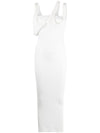 The Attico Ribbed jersey midi dress - Runway
