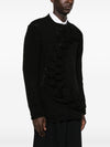 Homme Plus Cable-knit crewneck sweater